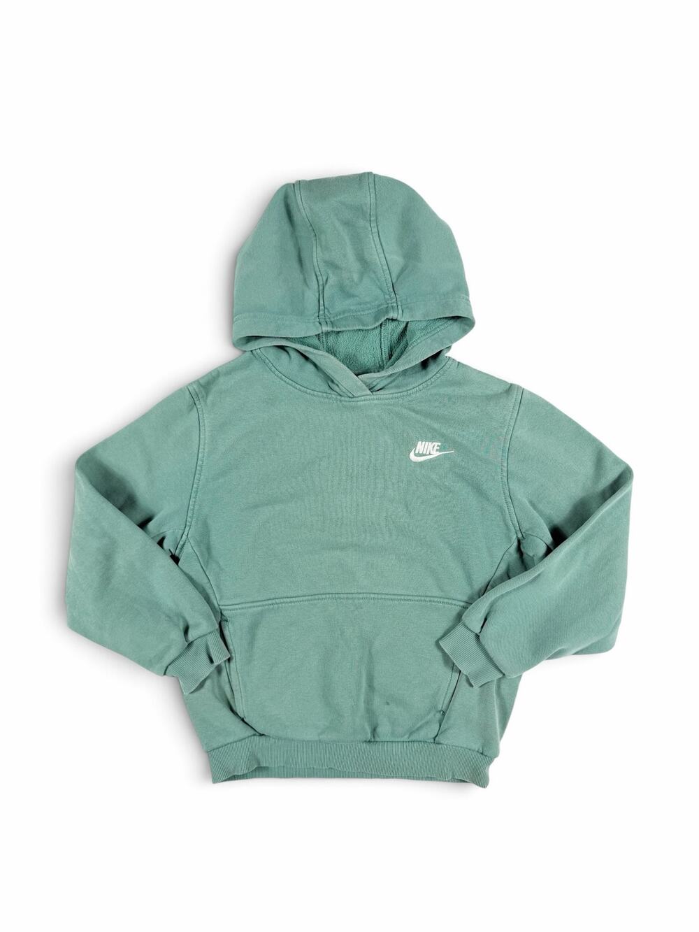 Nike Sportswear Club Fleece Pullover Hoodie Green Size 10-12 (Medium)
